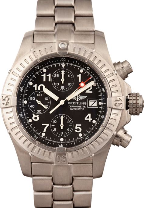 used Breitling super avenger e13360